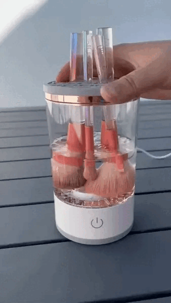 Limpiador Eléctrico Brochas Maquillaje